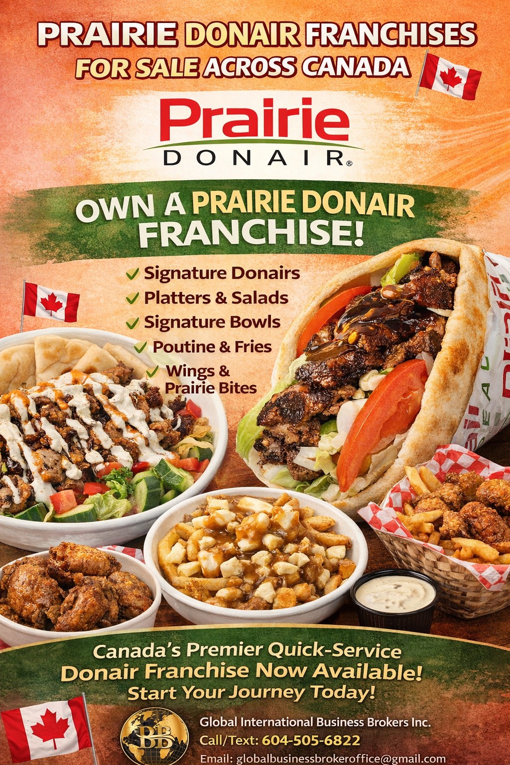 Prairie Donair Restaurant Franchise for sale